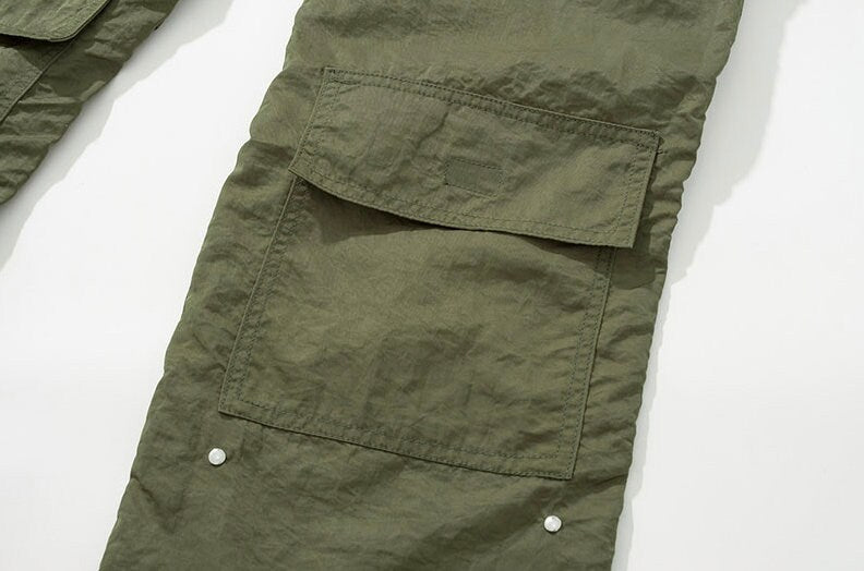 Bohemian Gent Men's Knee Detachable Multi-pockets Cargo Pants