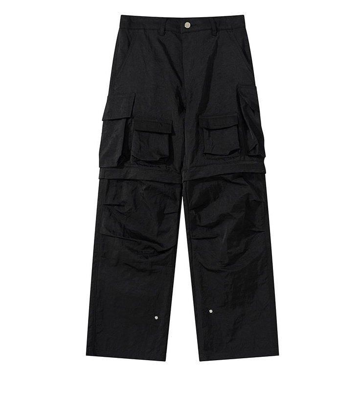 Bohemian Gent Men's Knee Detachable Multi-pockets Cargo Pants