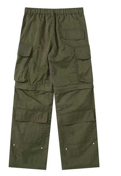 Bohemian Gent Men's Knee Detachable Multi-pockets Cargo Pants